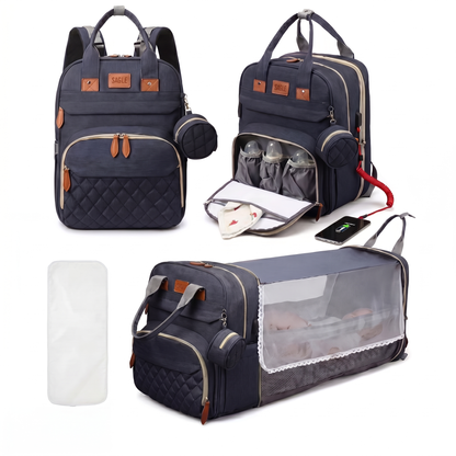 TravelNest™ 3-in-1 Diaper Backpack