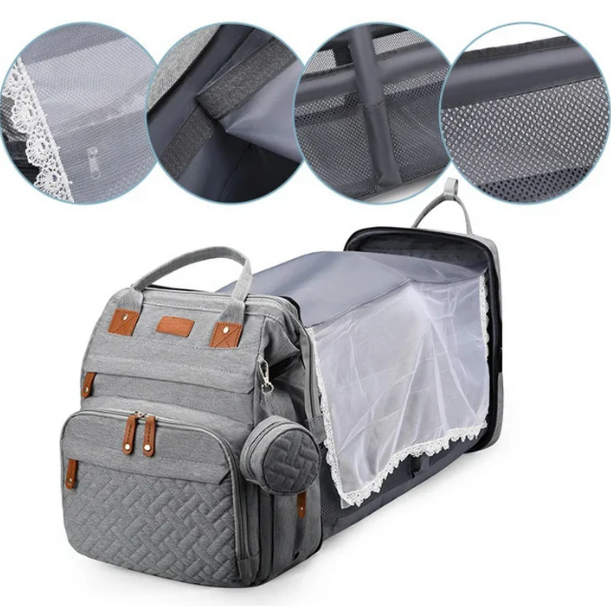 TravelNest™ 3-in-1 Diaper Backpack