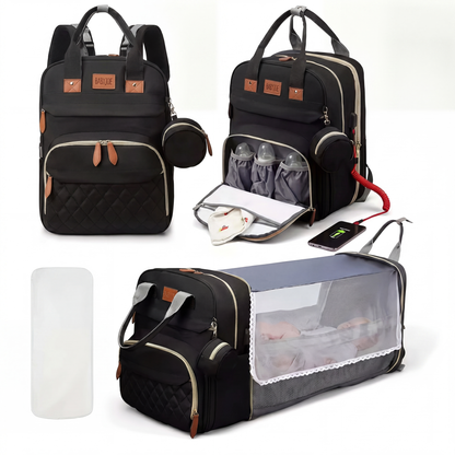 TravelNest™ 3-in-1 Diaper Backpack