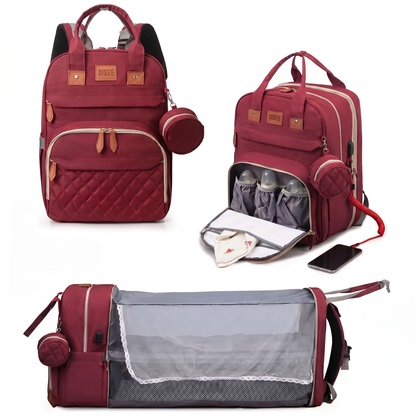 TravelNest™ 3-in-1 Diaper Backpack